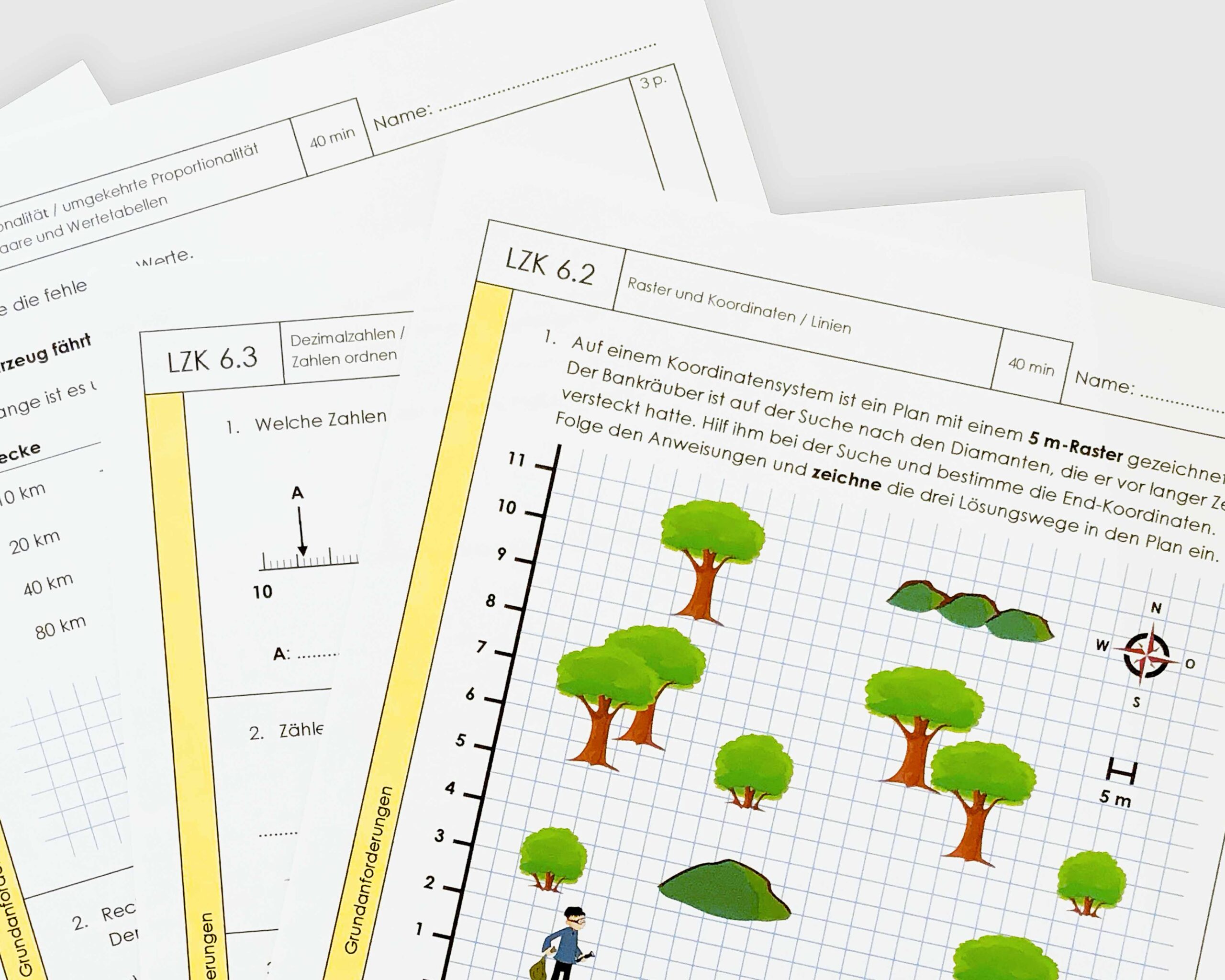 Mathematik Prüfungen und Lernzielkontrollen für die Primarschule